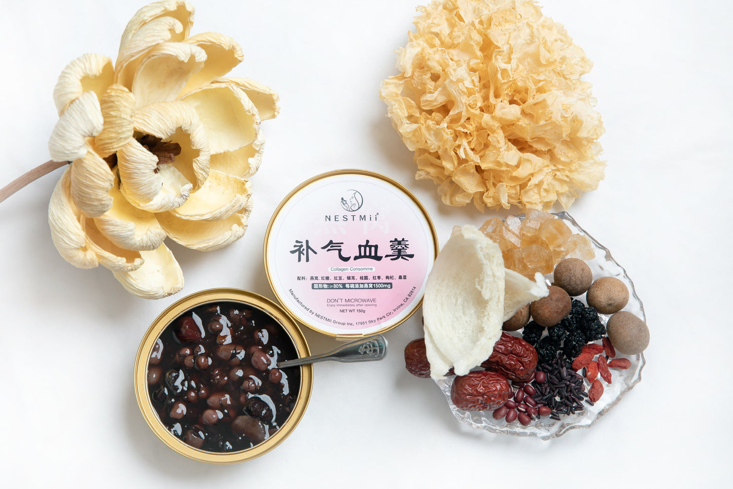 补气血燕窝羹(经期喝)Replenishing Bird's Nest Soup (For Menstrual Wellness)
